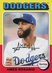 2024 Topps Heritage Baseball Amed Rosario #377