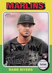 2024 Topps Heritage Baseball Dane Myers #412 RC