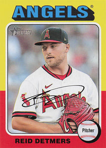 2024 Topps Heritage Baseball Reid Detmers #422