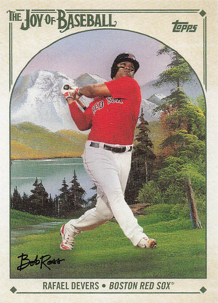 2023 Topps X Bob Ross The Joy of Baseball Rafael Devers #59