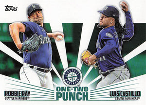 2023 Topps Series 1 One-Two Punch Robbie Ray - Luis Castillo #12P-24