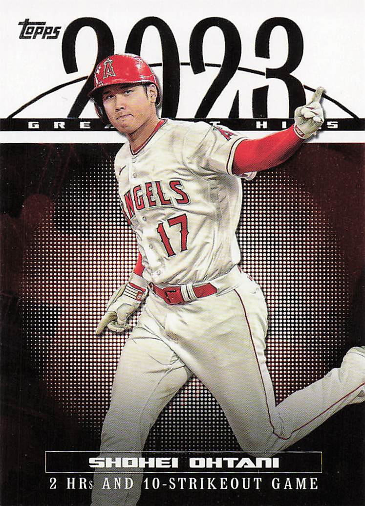 2024 Topps Series 1 2023 Greatest Hits Shohei Ohtani #23GH-13