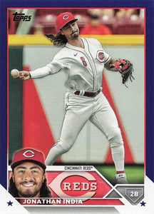 2023 Topps Baseball Royal Blue Jonathan India #594
