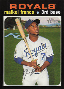 2020 Topps Heritage High Number Maikel Franco #529