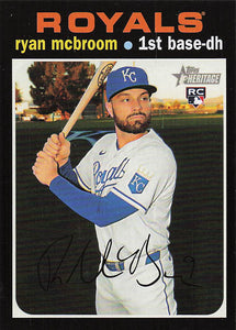 2020 Topps Heritage High Number Ryan McBroom #596