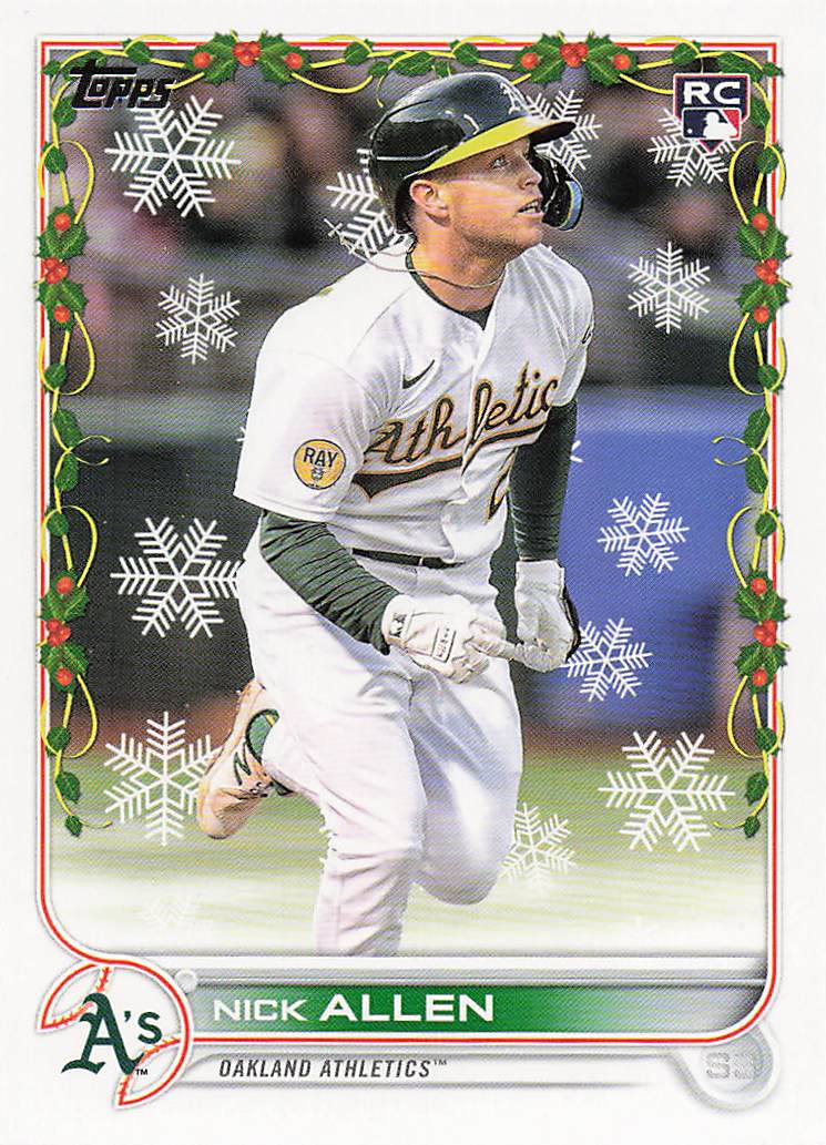 2022 Topps Holiday Baseball Nick Allen #HW38 RC