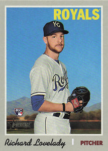 2019 Topps Heritage High Number Baseball Richard Lovelady #652 RC