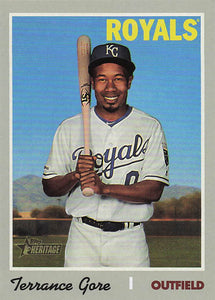 2019 Topps Heritage High Number Baseball Terrance Gore #689