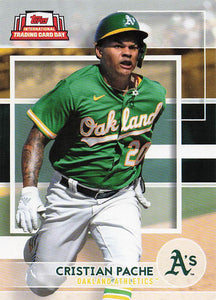 2022 Topps International Trading Card Day Baseball Base Cristian Pache #NTCD-20