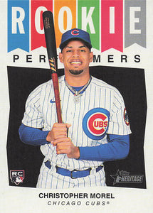 2023 Topps Heritage High Number Rookie Performers Christopher Morel #RP-15 RC
