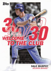 2023 Topps Series 1 Welcome to the Club Dale Murphy #WC-7