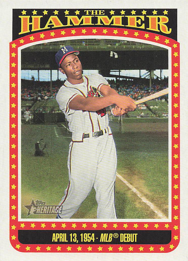 2023 Topps Heritage High Number The Hammer Hank Aaron #TH-1