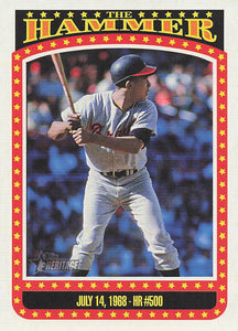 2023 Topps Heritage High Number The Hammer Hank Aaron #TH-6