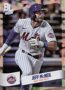 2024 Topps Big League Baseball Uncommon Rainbow Foil Jeff McNeil #220