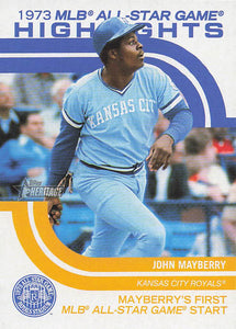 2022 Topps Heritage High Number 1973 MLB All-Star Game Highlights John Mayberry #ASGH-12