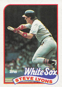 1989 Topps Baseball Steve Lyons #334