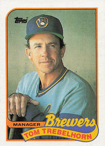 1989 Topps Baseball Tom Trebelhorn #344
