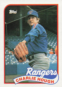 1989 Topps Baseball Charlie Hough #345