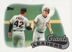 1989 Topps Baseball Batting Leaders #351