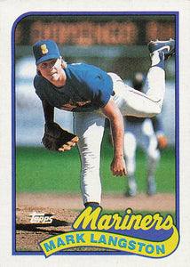 1989 Topps Baseball Mark Langston #355