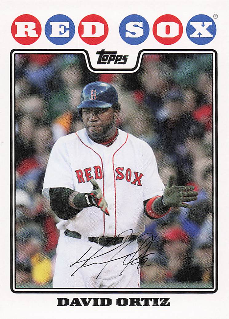 2008 Topps Boston Red Sox David Ortiz #BOS1