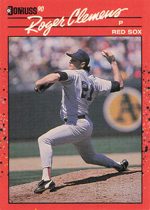 1990 Donruss Baseball Roger Clemens #184