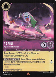 Disney Lorcana: Tintenlande DE: #54 Rafiki