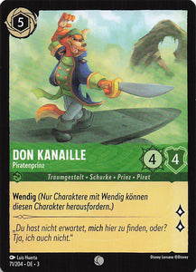 Disney Lorcana: Tintenlande DE: #71 Don Kanaille