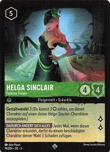 Disney Lorcana: Tintenlande DE: #74 Helga Sinclair