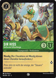 Disney Lorcana: Tintenlande DE: #86 Sir Hiss
