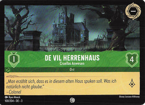 Disney Lorcana: Tintenlande DE: #100 De Viel Herrenhaus