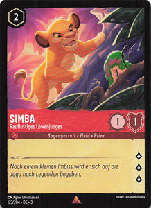 Disney Lorcana: Tintenlande DE: #123 Simba