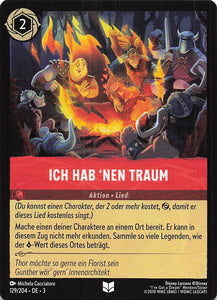 Disney Lorcana: Tintenlande DE: #129 Ich hab 'nen Traum