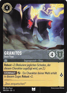 Disney Lorcana: Tintenlande DE: #180 Granitos