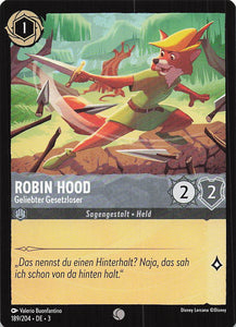 Disney Lorcana: Tintenlande DE: #189 Robin Hood