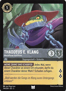 Disney Lorcana: Tintenlande DE: #194 Thaddeus E. Klang