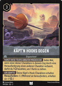Disney Lorcana: Tintenlande DE: #199 Käpt'n Hooks Degen
