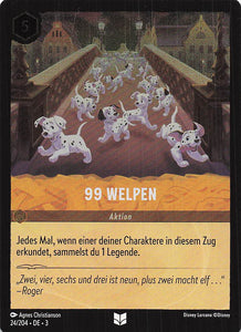 Disney Lorcana: Tintenlande Foil DE: #24 99 Welpen