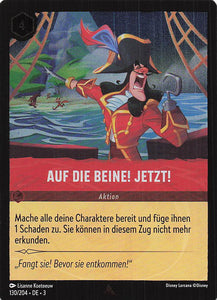 Disney Lorcana: Tintenlande Foil DE: #130 Auf die Beine! Jetzt!