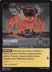 Disney Lorcana: Tintenlande Foil DE: #187 Vulkanos