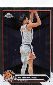 2023-24 Topps Chrome Basketball Devin Booker #181