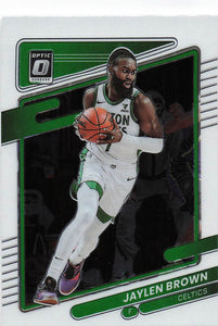 2021-22 Donruss Optic Jaylen Brown #19