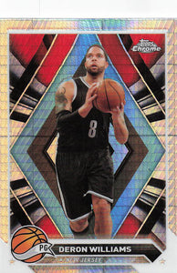 2023-24 Topps Chrome Basketball Prism Refractor Deron Williams #9
