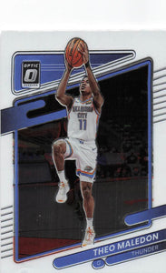 2021-22 Donruss Optic Theo Maledon #58