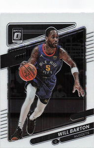 2021-22 Donruss Optic Will Barton #61