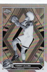 2023-24 Topps Chrome Basketball Negative Refractor Timmy Allen #138 RC