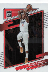 2021-22 Donruss Optic Terance Mann #72