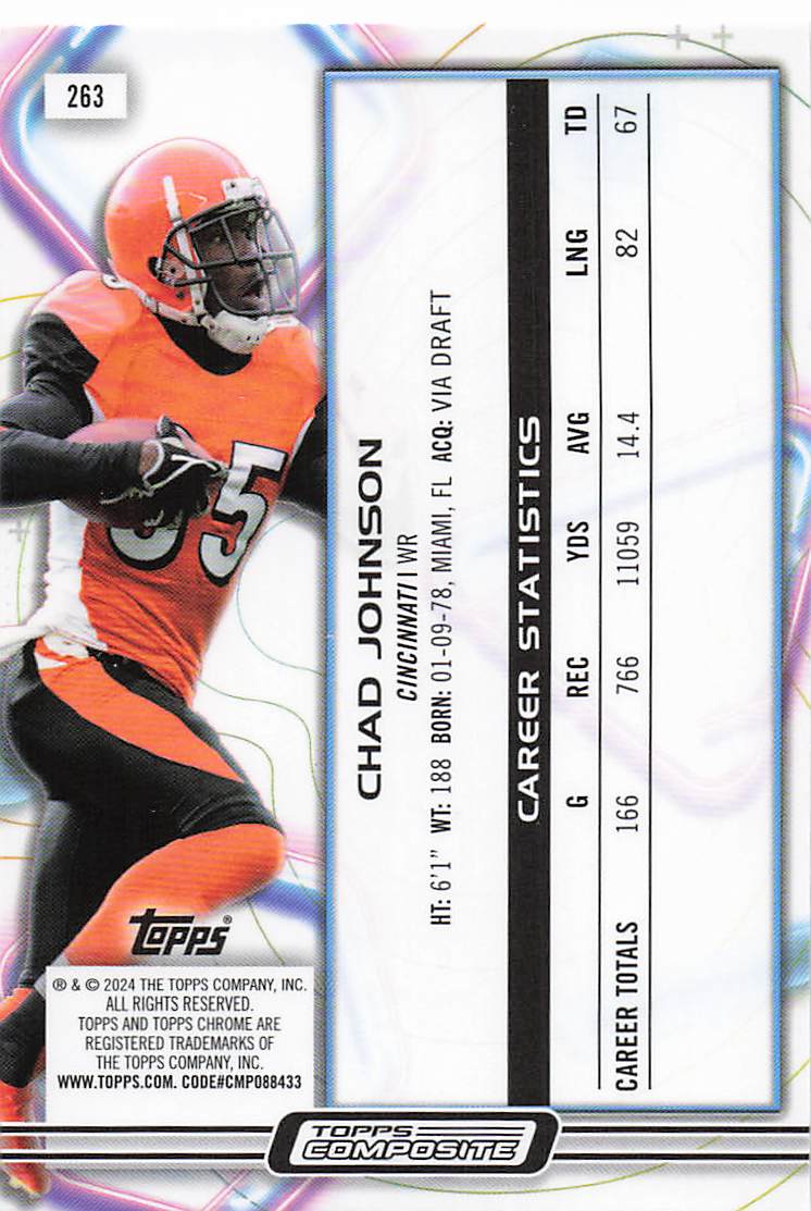 2023 Topps Composite Cosmic Chrome Chad Johnson #263