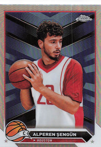 2023-24 Topps Chrome Basketball Refractor Alperen Sengun #157