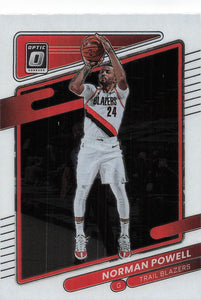 2021-22 Donruss Optic Norman Powell #121